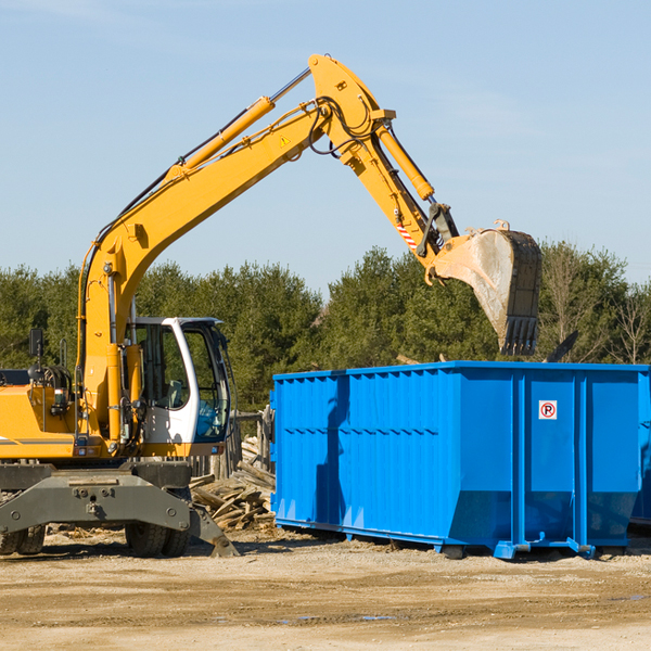 are there any restrictions on where a residential dumpster can be placed in Macomb City Illinois